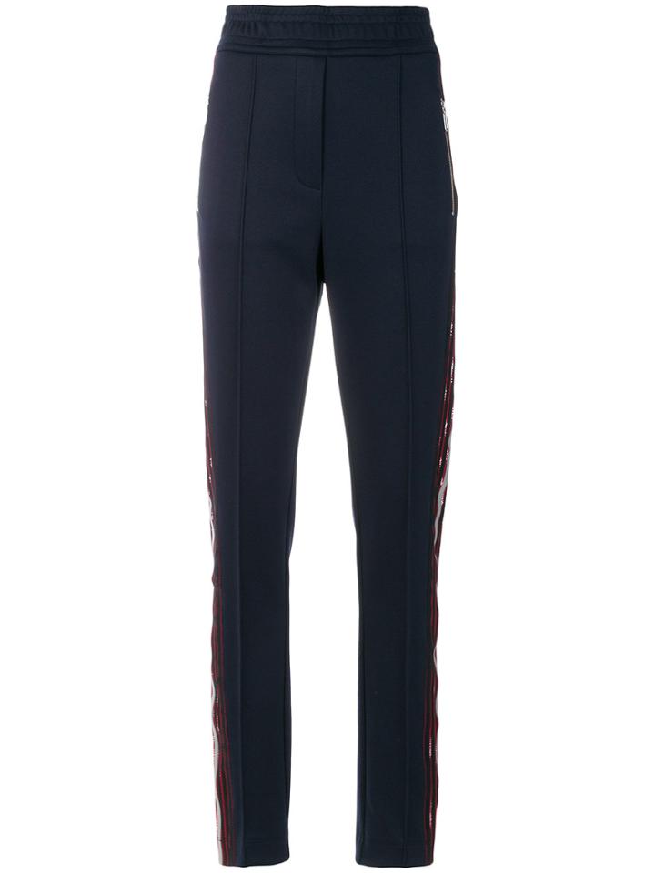 Circus Hotel High-waisted Striped Trousers - Blue