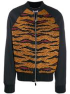 Just Cavalli Embroidered Bomber Jacket - Black