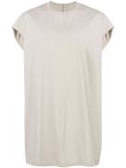 Rick Owens Simple Forward Shoulder Sleeveless T-shirt - Nude &