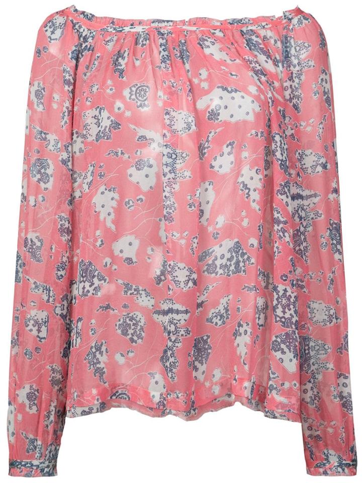 Raquel Allegra Floral Print Blouse - Pink