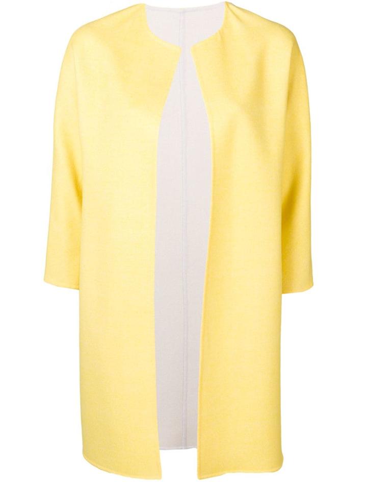 Manzoni 24 Open Front Coat - Yellow