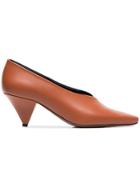 Neous Black And Brown Eralda 60 Leather Pumps