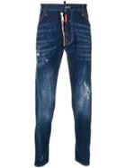 Dsquared2 Slim-fit Distressed Jeans - Blue