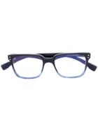 Family Affair - Square Frame Glasses - Unisex - Acetate - 51, Blue, Acetate