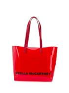 Stella Mccartney Small Logo Print Tote - Red