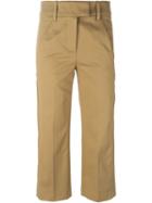 Dondup 'ivy' Trousers, Women's, Size: 44, Nude/neutrals, Cotton/spandex/elastane/acetate/viscose
