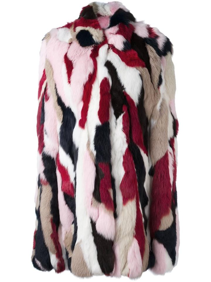 Msgm Round Neck Mid Coat