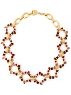 Yves Saint Laurent Vintage Embellished Necklace, Women's, Metallic
