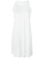 Maison Margiela Brushstroke Print Dress, Women's, Size: 36, White, Polyamide/spandex/elastane/viscose