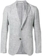Eleventy Fitted Single-breasted Blazer - Grey