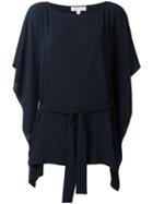 Michael Michael Kors Boatneck Tunic Top, Women's, Size: S/m, Blue, Polyester/spandex/elastane