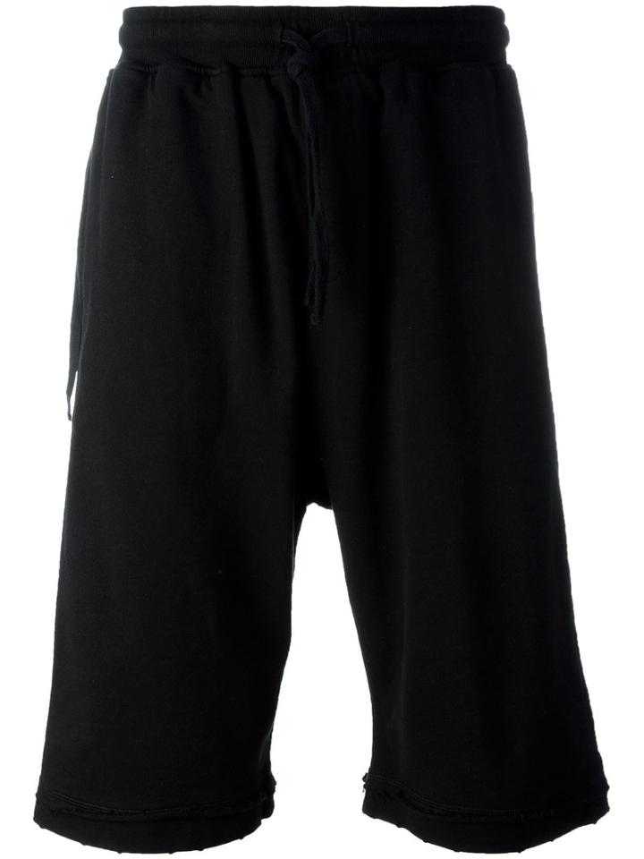 Stampd Glass Chains Sweatshorts, Men's, Size: Large, Black, Cotton