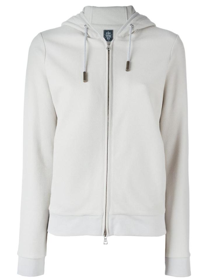 Eleventy Zipped Up Hoodie, Women's, Size: M, Nude/neutrals, Cotton