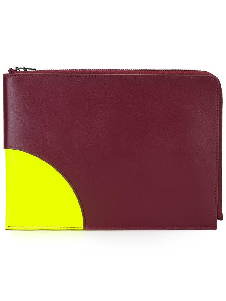 Kenzo 'kurved' Clutch, Women's, Pink/purple
