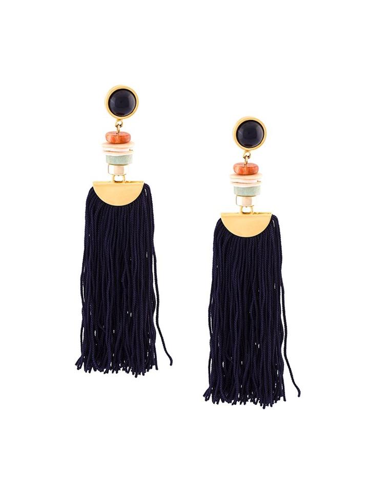 Lizzie Fortunato Jewels 'indigo' Tassel Earrings
