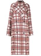Rokh Oversized Trench Coat - White