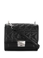 Karl Lagerfeld K/kuilted Stud Cross Body Bag - Black
