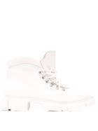 Clergerie X Both Flat Hyker Boots - White
