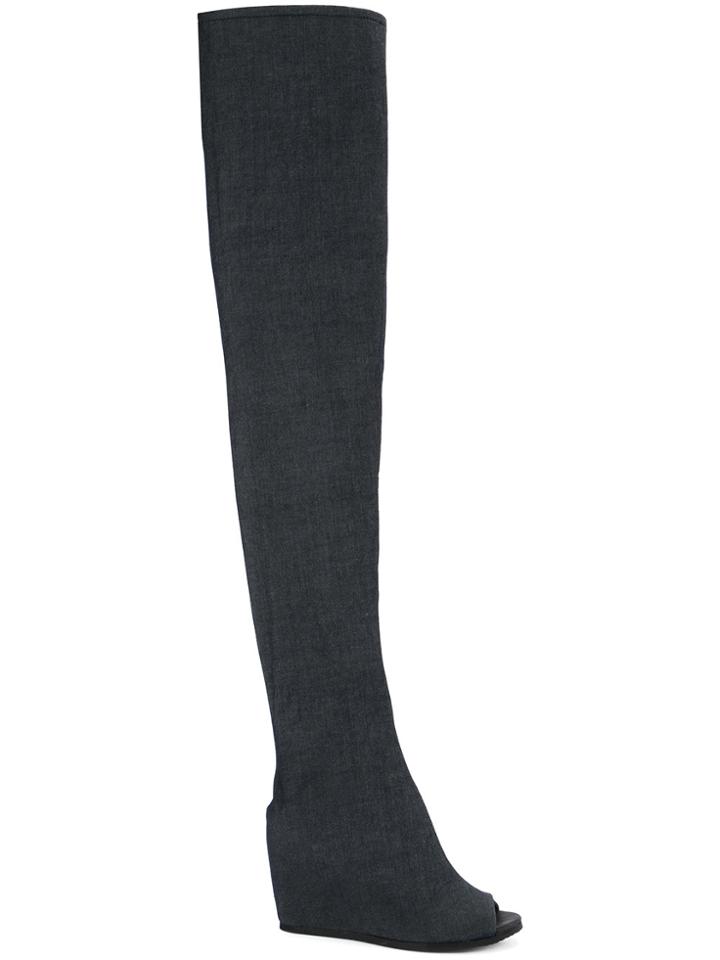 Peter Non Isko Socks Denim Boots - Blue