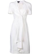 Jean Louis Scherrer Pre-owned Knot Detail Dress - White