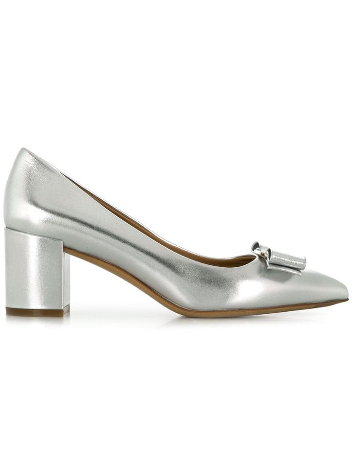 Salvatore Ferragamo Alice 5.5 Pumps - Metallic