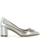 Salvatore Ferragamo Alice 5.5 Pumps - Metallic