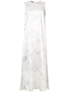 Calvin Klein - Shift Midi Dress - Women - Silk - 40, White, Silk