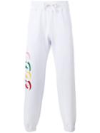 Gcds - Branded Track Pants - Unisex - Cotton - M, White, Cotton
