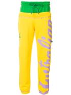 Gcds Printed Jogging Trousers - Yellow & Orange