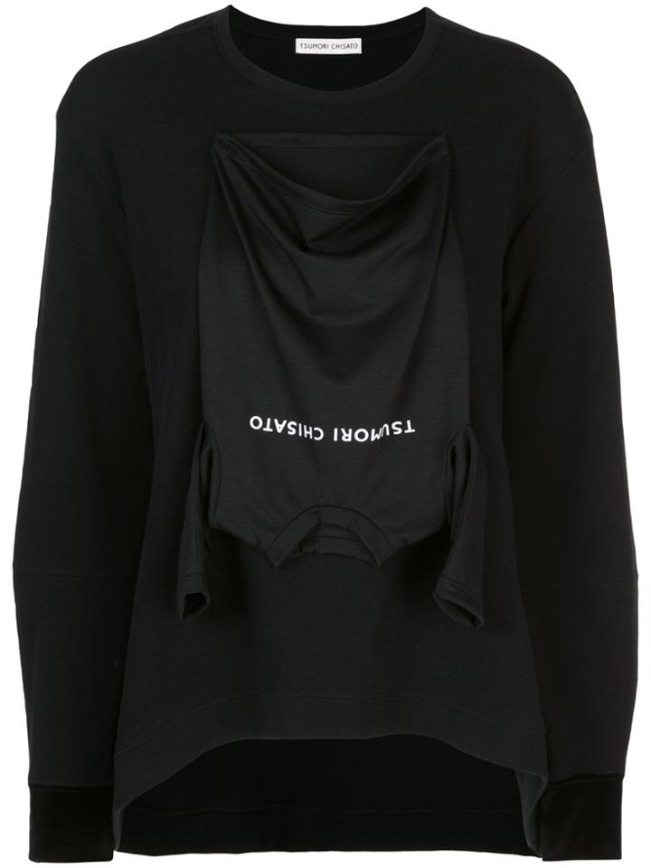 Tsumori Chisato Applique Detail T-shirt - Black