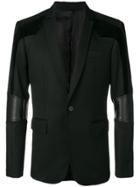 Les Hommes Structured Formal Blazer - Black