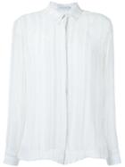 Mara Mac Pinstripe Shirt - White