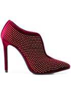 Marc Ellis Studded Stiletto Boots - Red