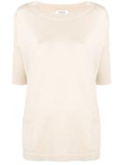 Snobby Sheep Short-sleeved Knitted Top - Neutrals