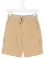 Ralph Lauren Kids Cargo Pocket Shorts - Nude & Neutrals