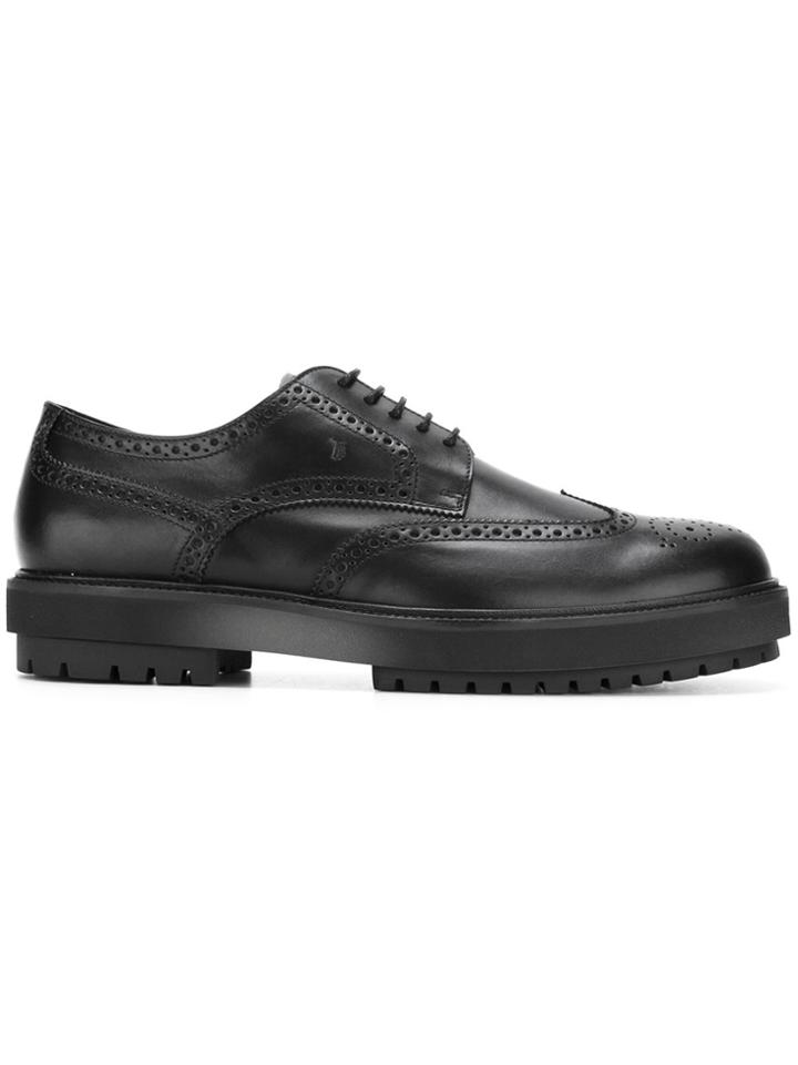 Tod's Chunky Brogues - Black