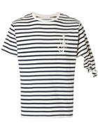 Jw Anderson Breton Striped Knot T-shirt - White