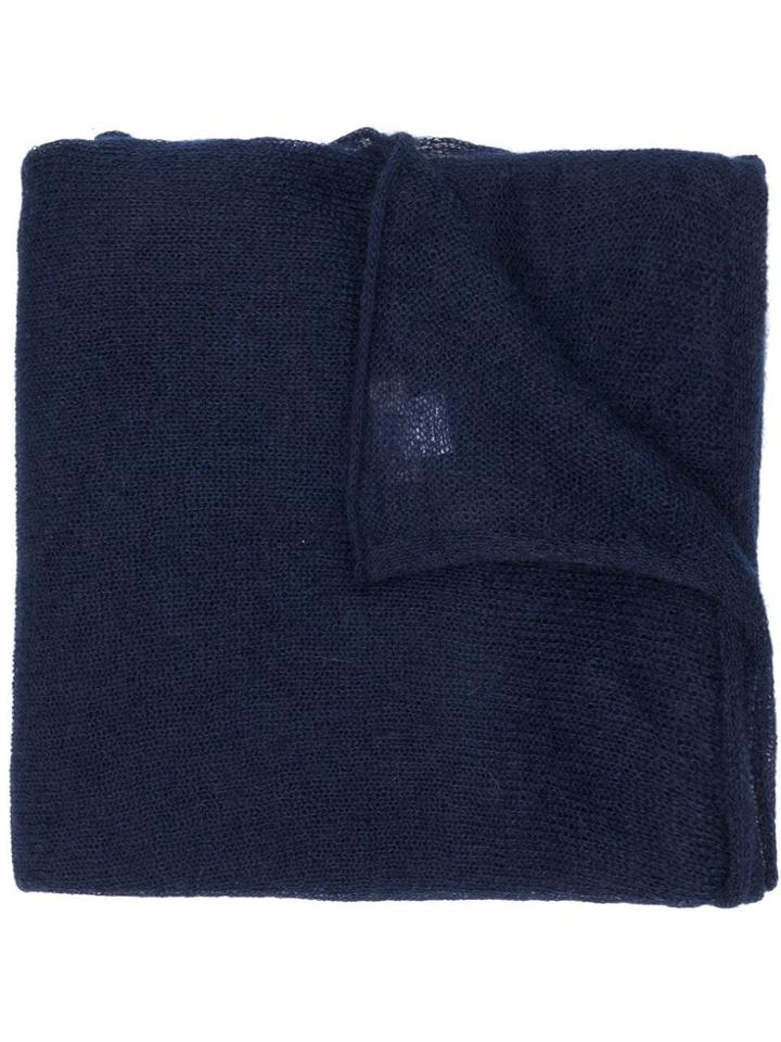 Ma'ry'ya Oversized Scarf - Blue