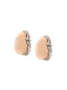 Yeprem 18kt Rose Gold Diamond Huggie Earrings