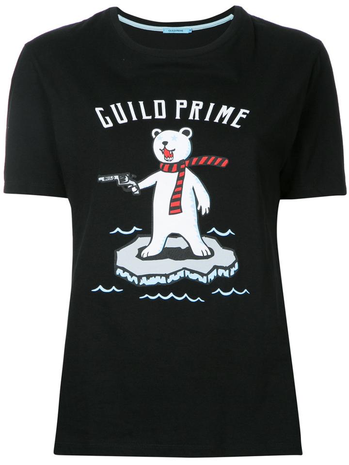 Guild Prime - Printed T-shirt - Women - Cotton - 36, Black, Cotton