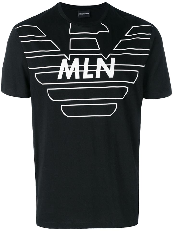 Emporio Armani Graphic T-shirt - Black