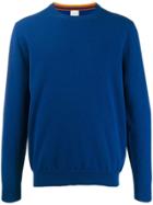 Paul Smith Long-sleeved Cashmere Jumper - Blue