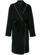 Alexander Wang - Classic Belted Coat - Women - Polyester/viscose/wool - Xs, Black, Polyester/viscose/wool