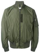 Moncler Utility Bomber Jacket, Men's, Size: 3, Green, Nylon