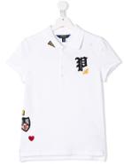 Ralph Lauren Kids Logo Patch Polo Shirt - White