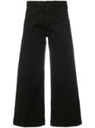 P.a.r.o.s.h. Cropped Trousers - Black