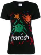 P.a.r.o.s.h. Logo Embroidered T-shirt - Black