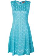 Missoni Metallic Thread Dress - Blue