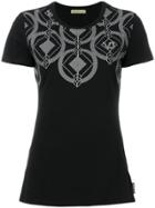 Versace Jeans Patterned Stud T-shirt - Black