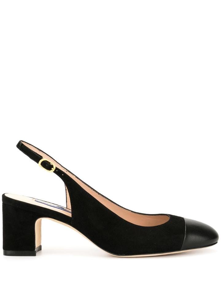 Stuart Weitzman Loraina Slingback Pumps - Black